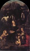 The Virgin of the Rocks Leonardo  Da Vinci